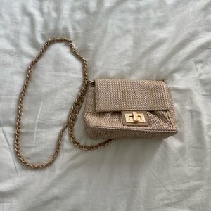 Wicker Cross Body Bag